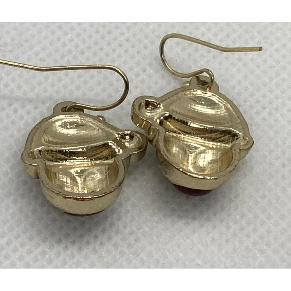 Vintage‎ - Now Lot 9 Pairs Pierced Christmas Earrings Bell Santa Snowflake Tree